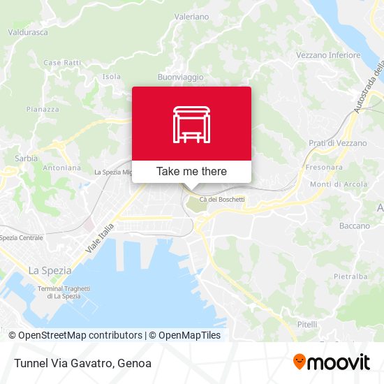 Tunnel Via Gavatro map