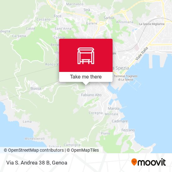 Via S. Andrea 38 B map