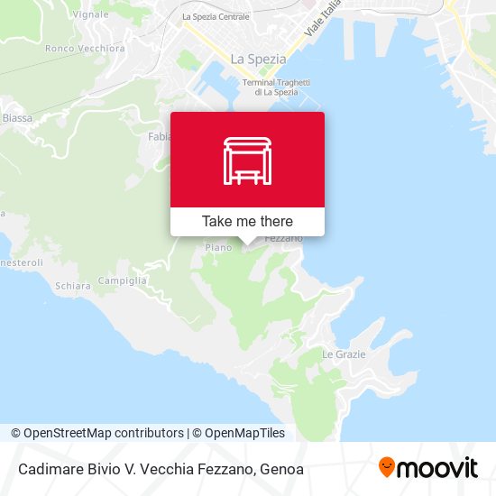 Cadimare Bivio V. Vecchia Fezzano map