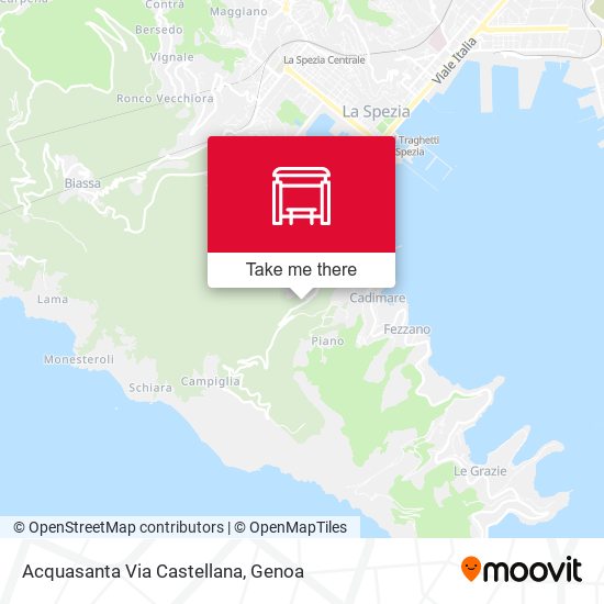 Acquasanta Via Castellana map