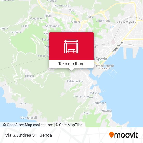 Via S. Andrea 31 map