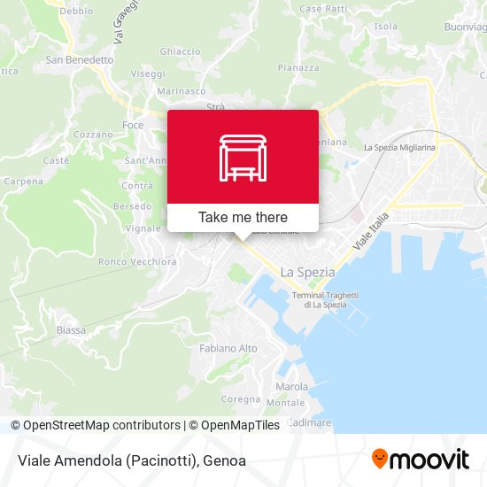 Viale Amendola (Pacinotti) map