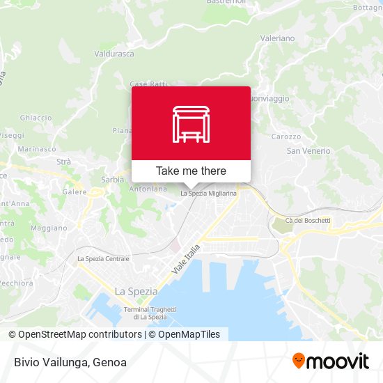 Bivio Vailunga map