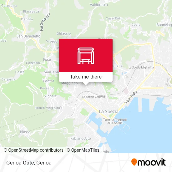 Genoa Gate map