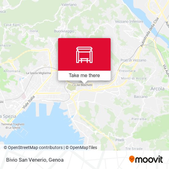 Bivio San Venerio map