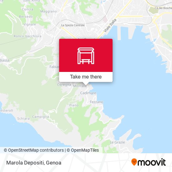 Marola Depositi map