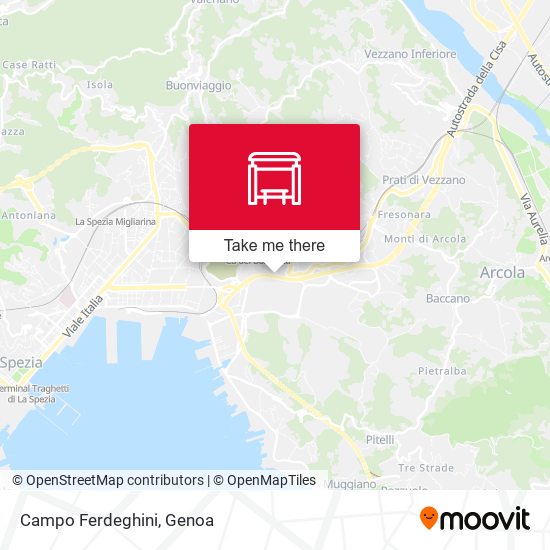 Campo Ferdeghini map