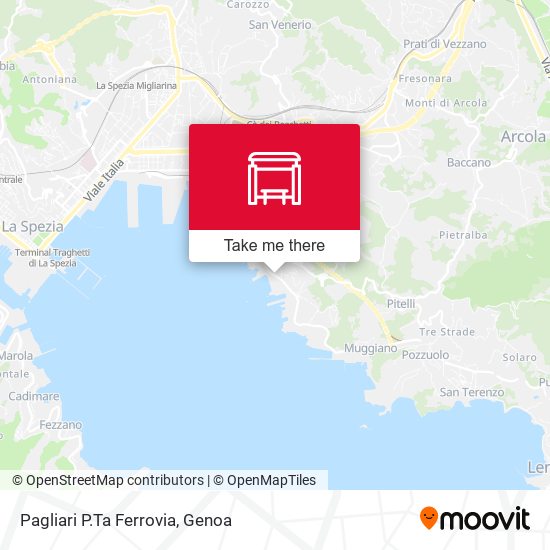 Pagliari P.Ta Ferrovia map