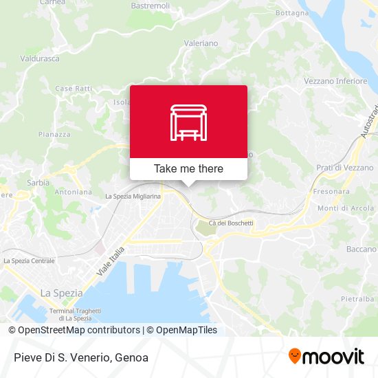 Pieve Di S. Venerio map