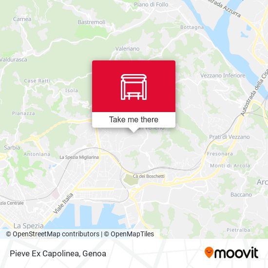 Pieve Ex Capolinea map
