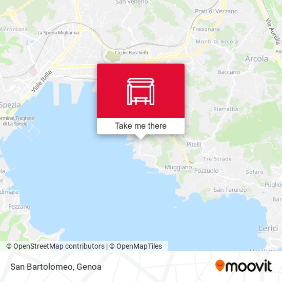 San Bartolomeo map