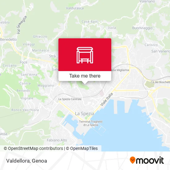 Valdellora map
