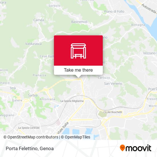 Porta Felettino map