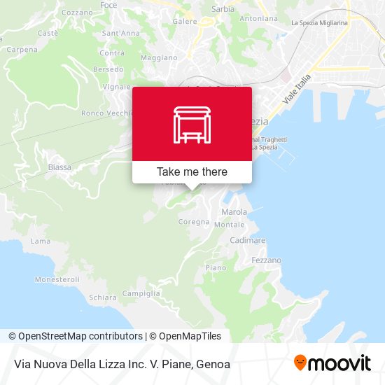 Via Nuova Della Lizza Inc. V. Piane map