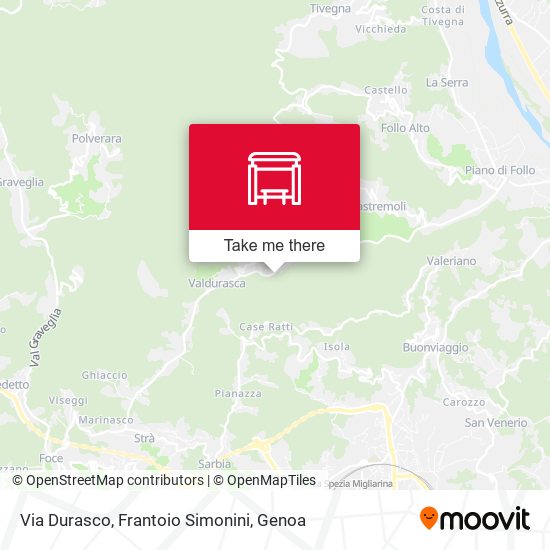 Via Durasco, Frantoio Simonini map