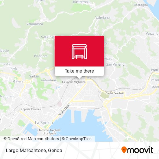 Largo Marcantone map