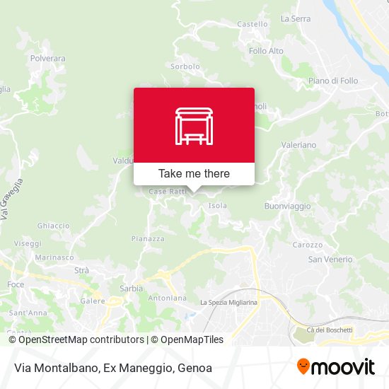 Via Montalbano, Ex Maneggio map