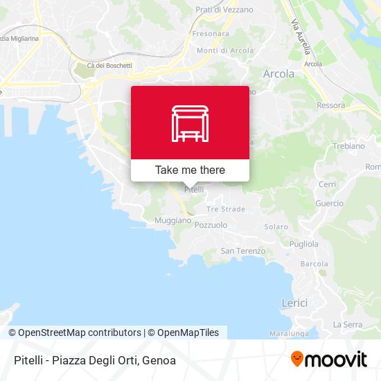 Pitelli - Piazza Degli Orti map
