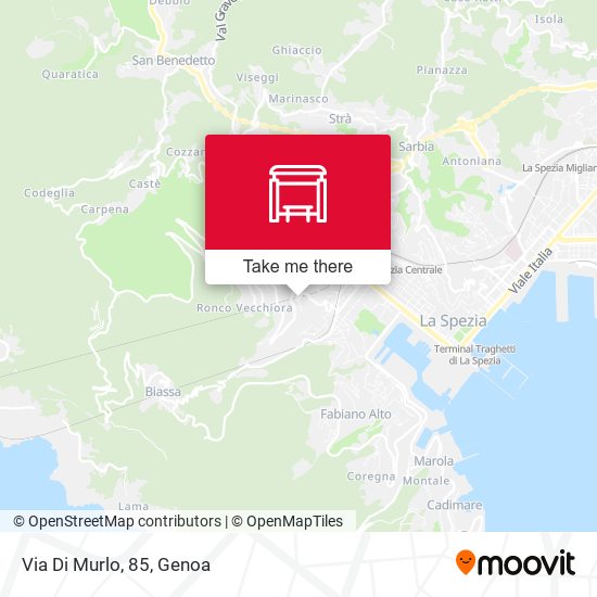 Via Di Murlo, 85 map
