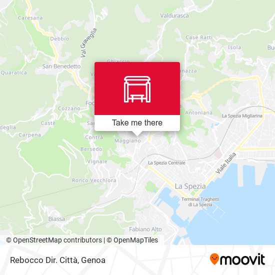 Rebocco Dir. Città map