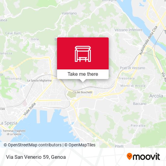 Via San Venerio 59 map