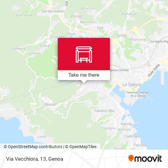 Via Vecchiora, 13 map