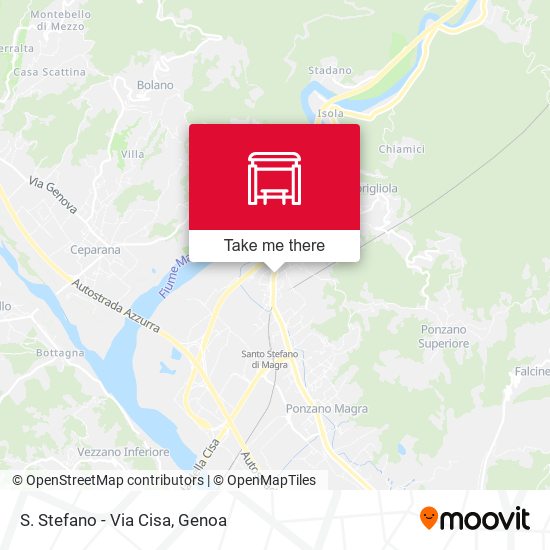 S. Stefano - Via Cisa map