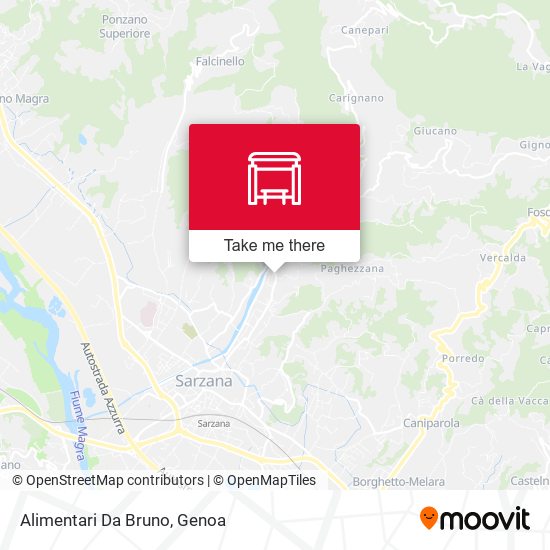 Alimentari Da Bruno map