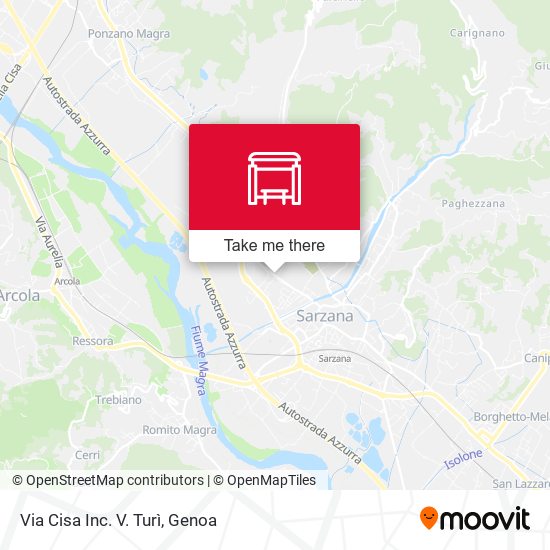 Via Cisa Inc. V. Turì map