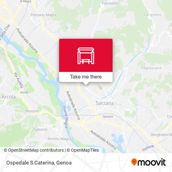 Ospedale S.Caterina map