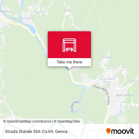 Strada Statale 566 Civ.69 map