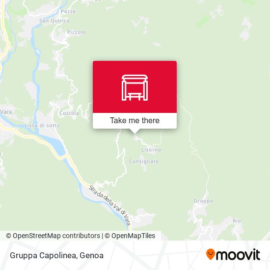 Gruppa Capolinea map