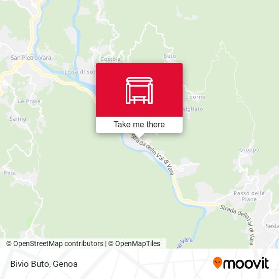 Bivio Buto map