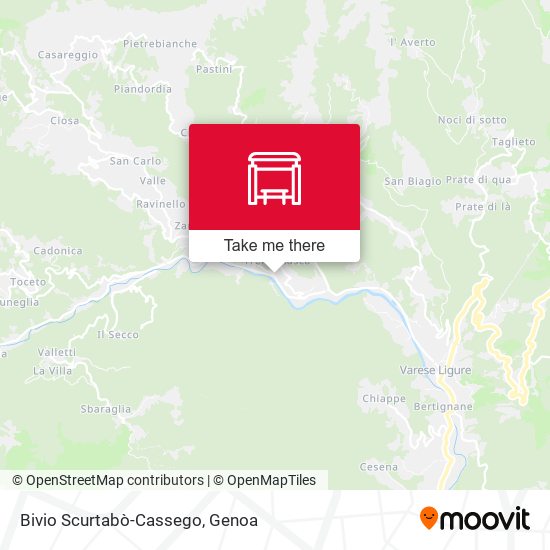 Bivio Scurtabò-Cassego map