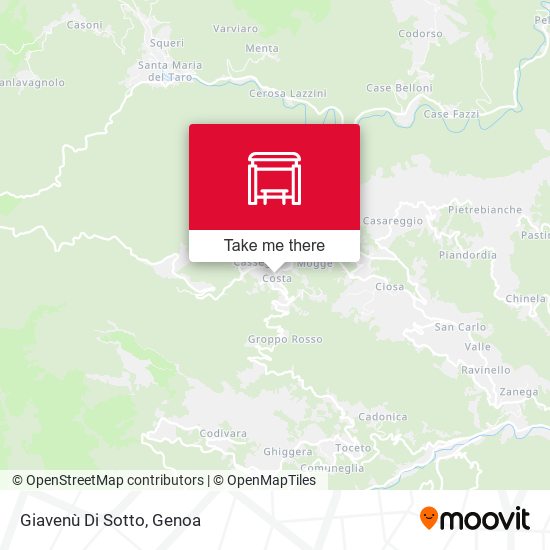 Giavenù Di Sotto map