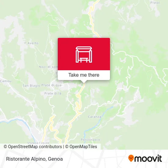 Alpine Restaurant map