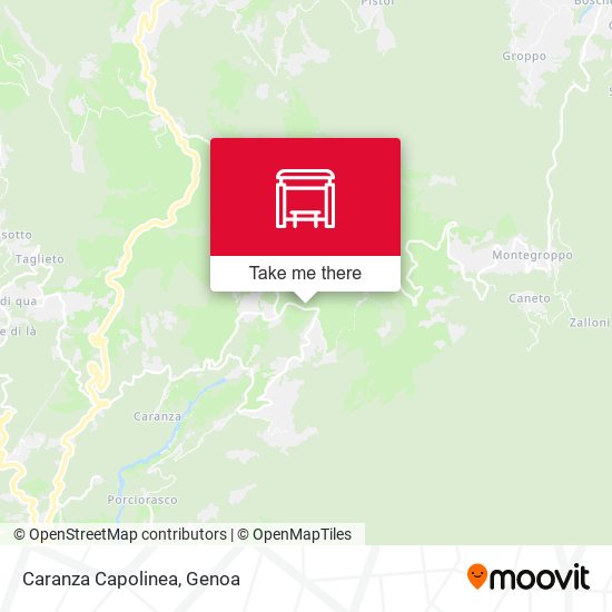 Caranza Capolinea map