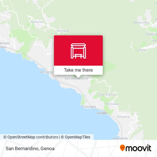 San Bernardino map