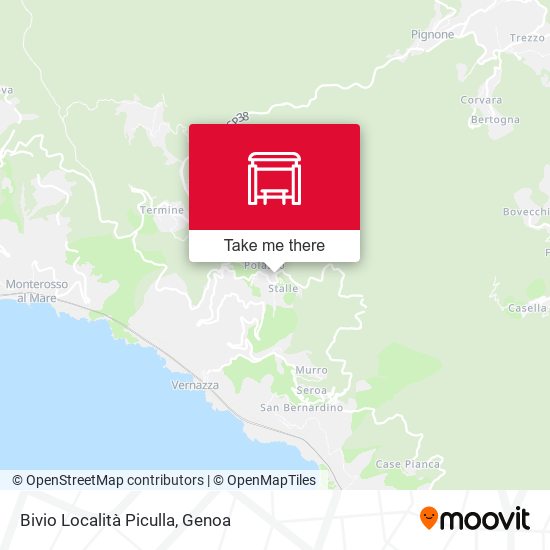 Bivio Località Piculla map