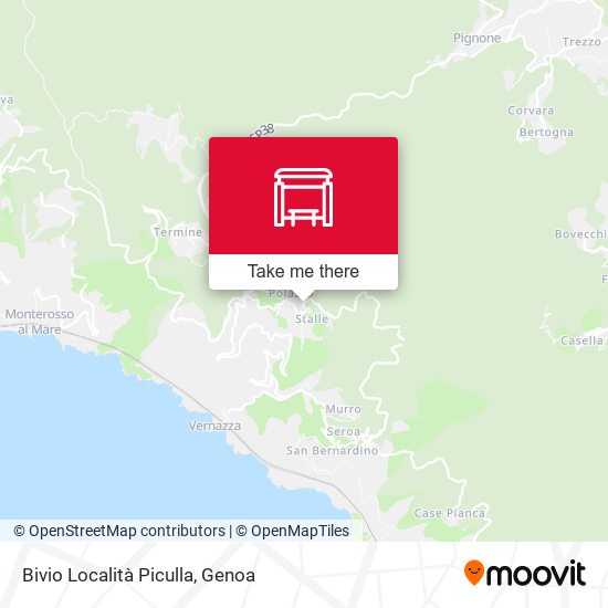 Bivio Località Piculla map