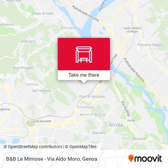 B&B Le Mimose - Via Aldo Moro map