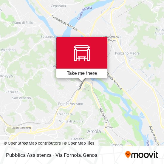 Pubblica Assistenza - Via Fornola map