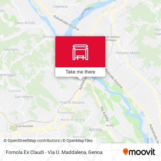 Fornola Ex Claudi - Via U. Maddalena map