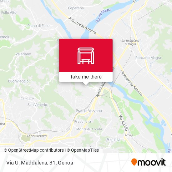 Via U. Maddalena, 31 map