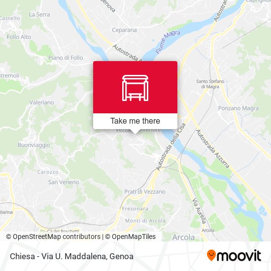 Chiesa - Via U. Maddalena map