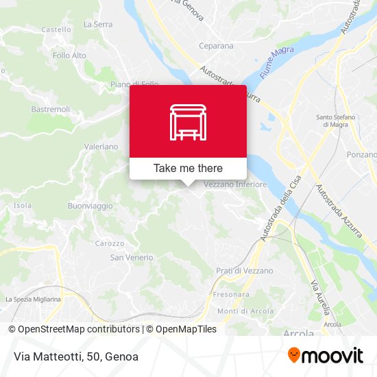 Via Matteotti, 50 map