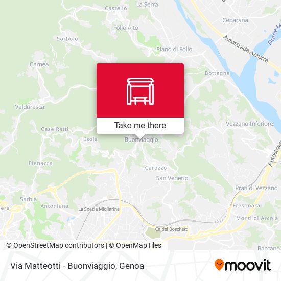 Via Matteotti - Buonviaggio map