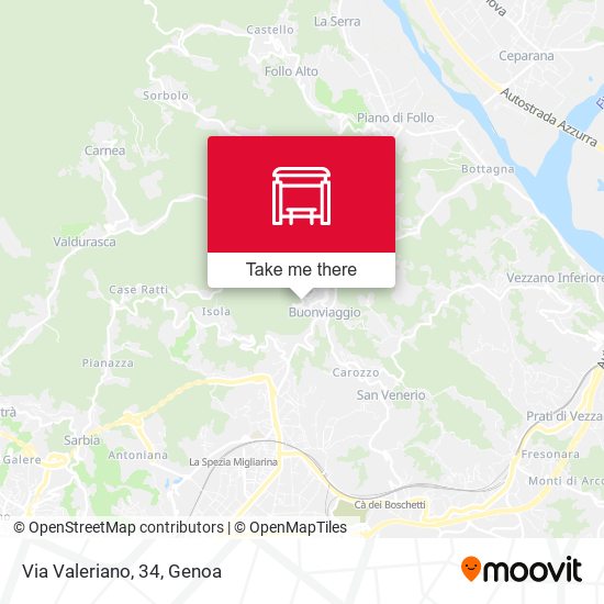 Via Valeriano, 34 map