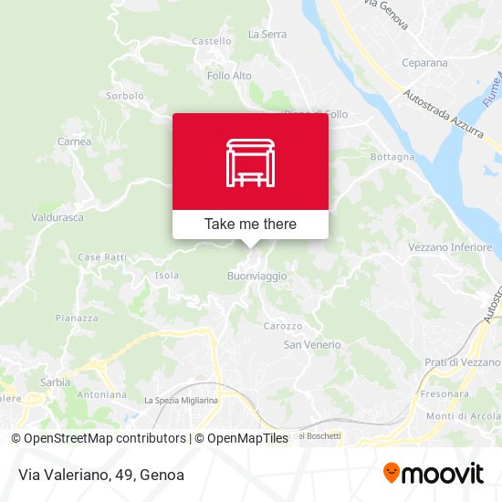 Via Valeriano, 49 map