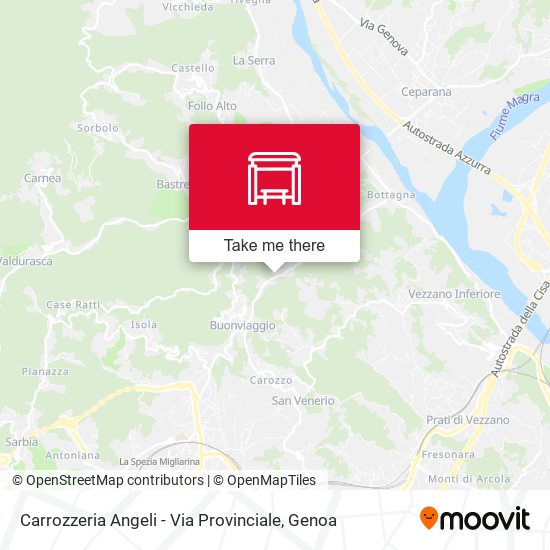 Carrozzeria Angeli - Via Provinciale map